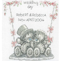 Broderie Mariage Me To You Me to you mariés sur la balançoire