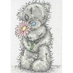 kit Point de croix Anchor Une fleur pour toi - me to you