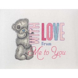 kit Point de croix Me To You Avec amour avec Me to you