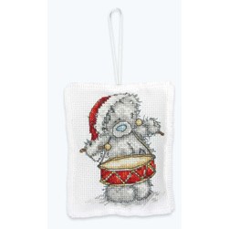 kit Point de croix Me To You Me to you et le tambour de Noël