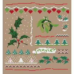 kit Point de croix Un Point Pour Toi Durant le mois de janvier