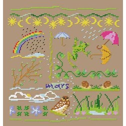 kit Point de croix Un Point Pour Toi Durant le mois de mars