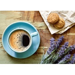 Broderie diamant Wizardi Bonjour petit café