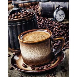 Broderie diamant Wizardi Café gourmand