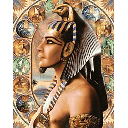 Broderie diamant Wizardi Le pharaon égyptien