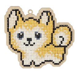 Broderie diamant Wizardi Adorable chiot
