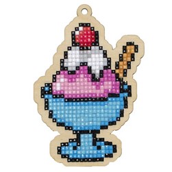 Broderie diamant Wizardi Coupe de glace