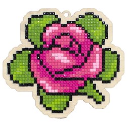 Broderie diamant Wizardi Les pétales de rose