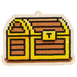 Broderie diamant Wizardi Le trésor des pirates