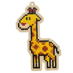 Broderie diamant Wizardi Une girafe toute droite